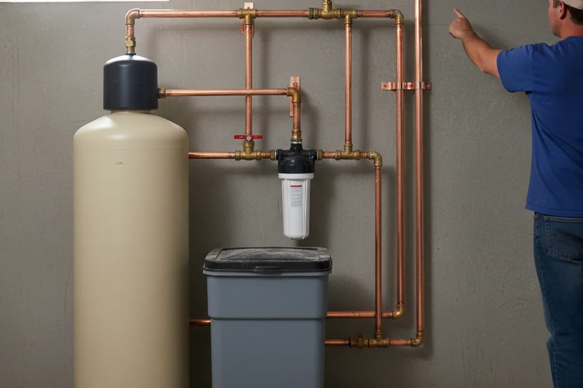 Whole-house water treatment system installed in Bellwood